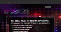 Desktop Screenshot of nocovernightclubs.com