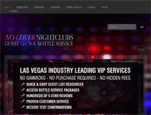 Tablet Screenshot of nocovernightclubs.com